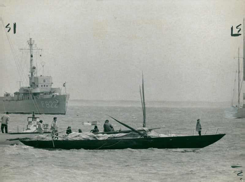 Yacht: Idothea - Vintage Photograph