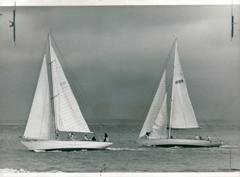 Yacht: Fanfare - Vintage Photograph