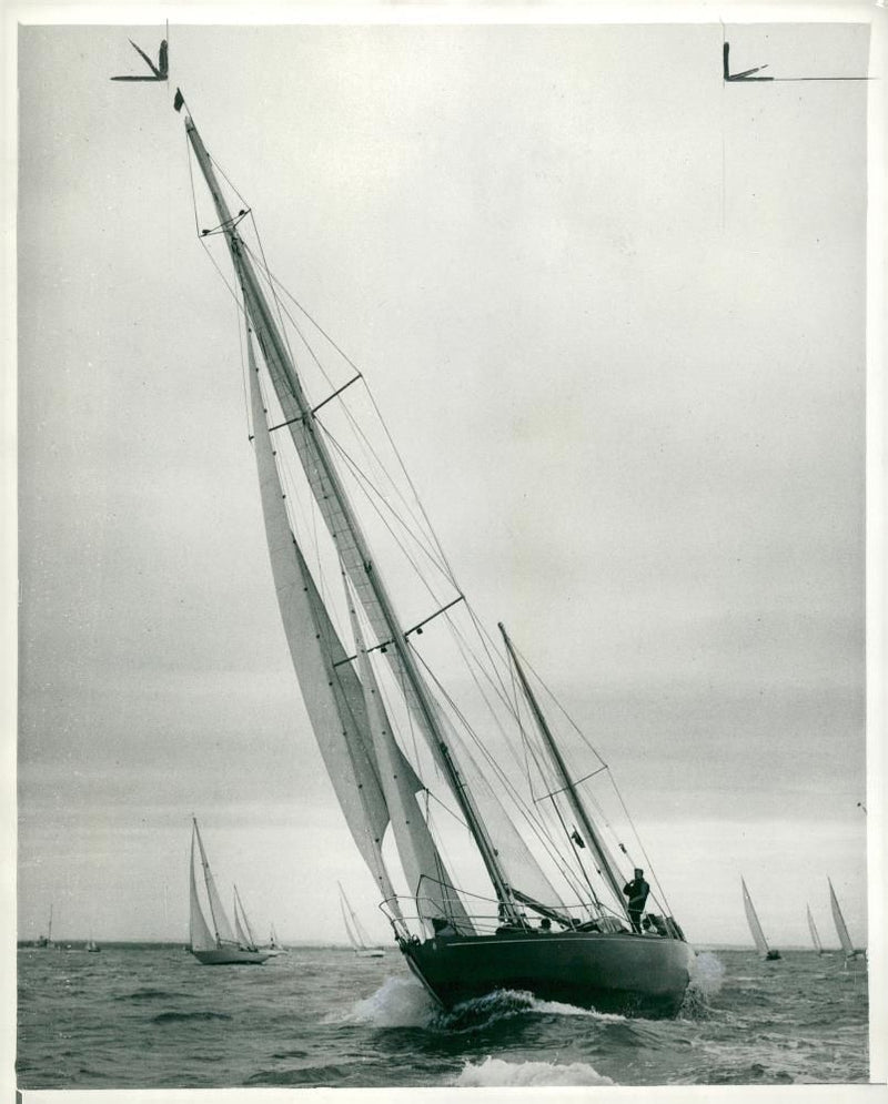 blood hound yatch - Vintage Photograph