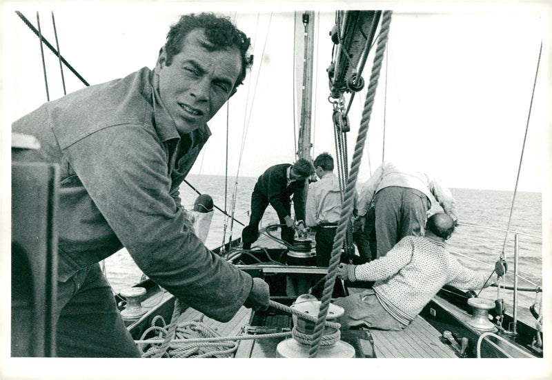 blood hound yatch - Vintage Photograph