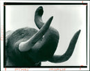 St Katharine Docks,Elephant sculpture. - Vintage Photograph