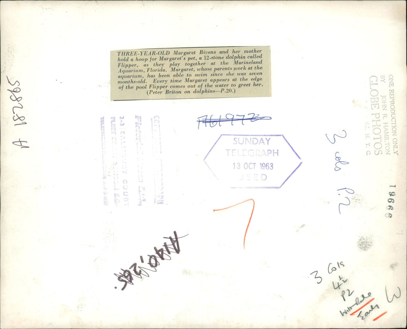 Three year old margaret bivens and her mother. - Vintage Photograph