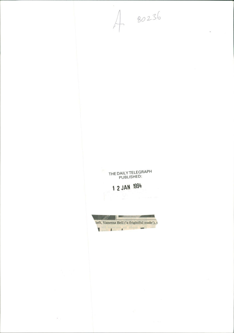 A Frightful nude. - Vintage Photograph