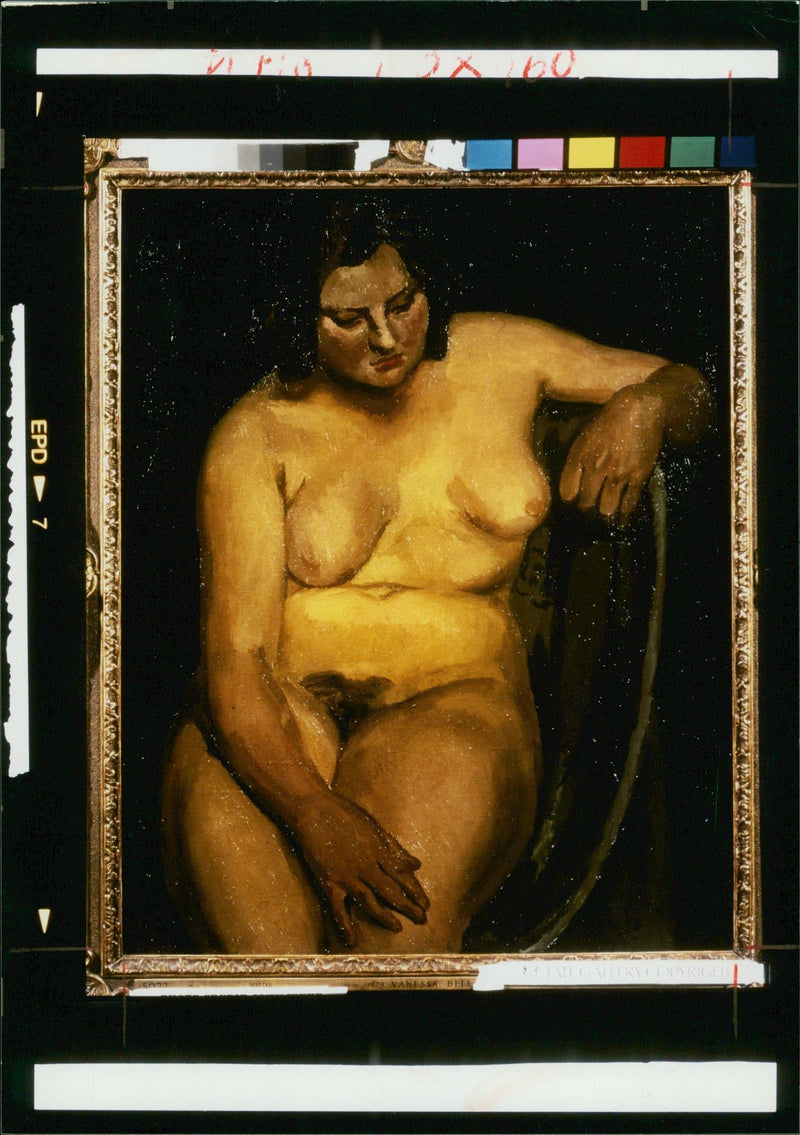 A Frightful nude. - Vintage Photograph