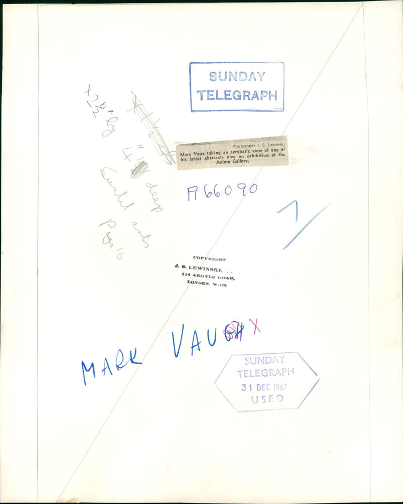 Marc Vaux - Vintage Photograph