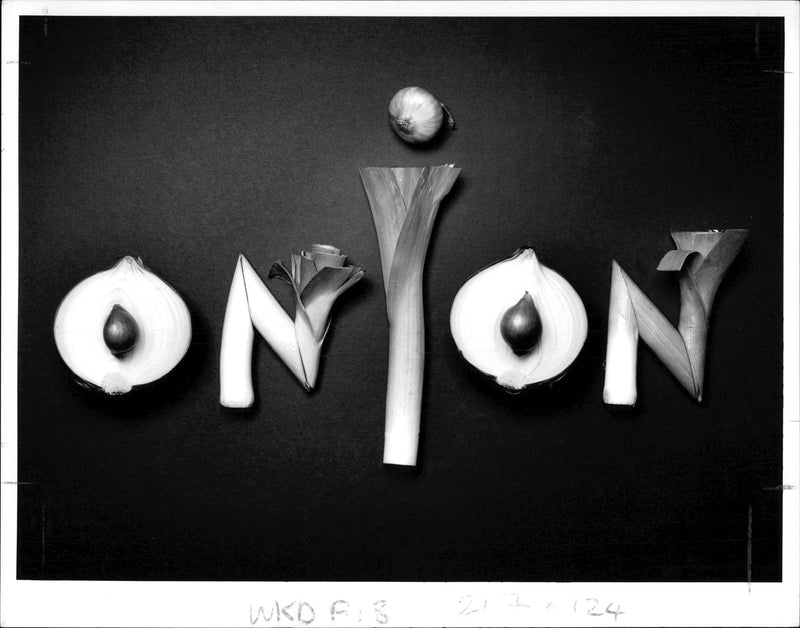 Vegetable Onions - Vintage Photograph