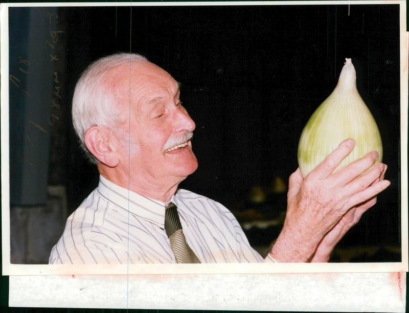 National vegetable Judge, Mr Frank Bennett - Vintage Photograph