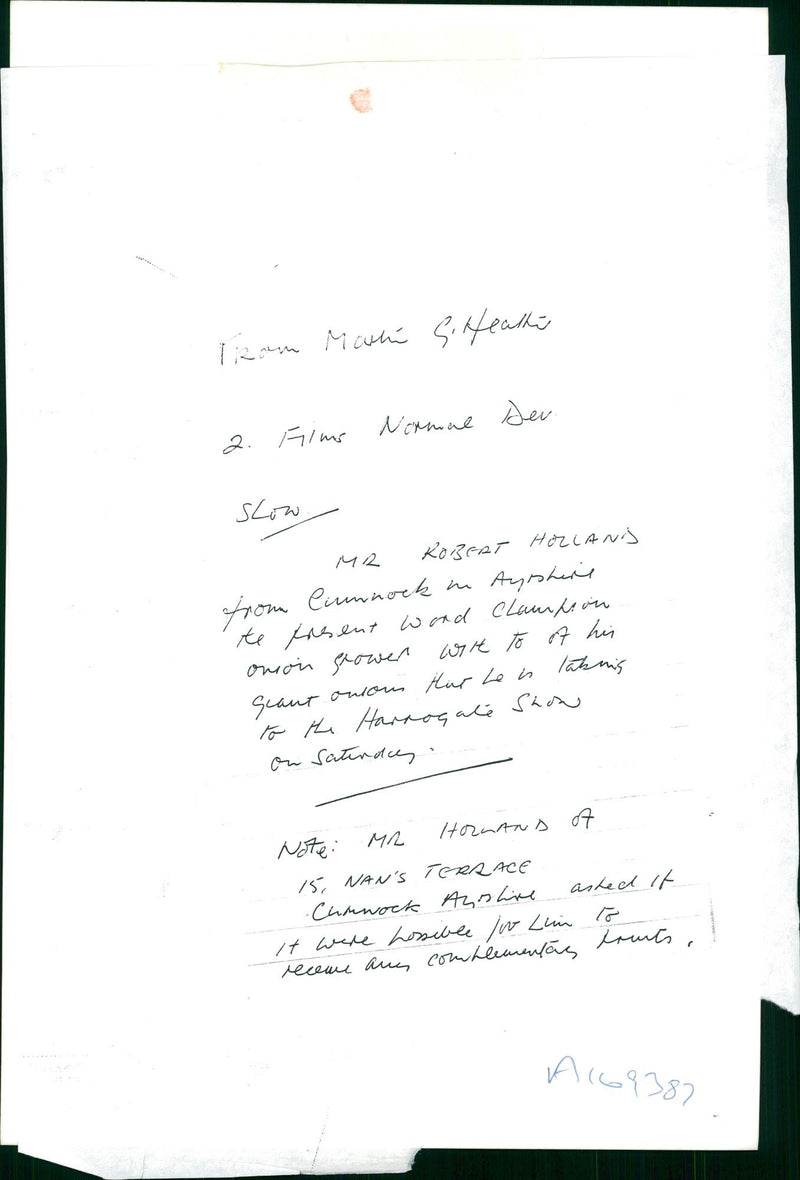 Onion grower poses with monster onion - Vintage Photograph