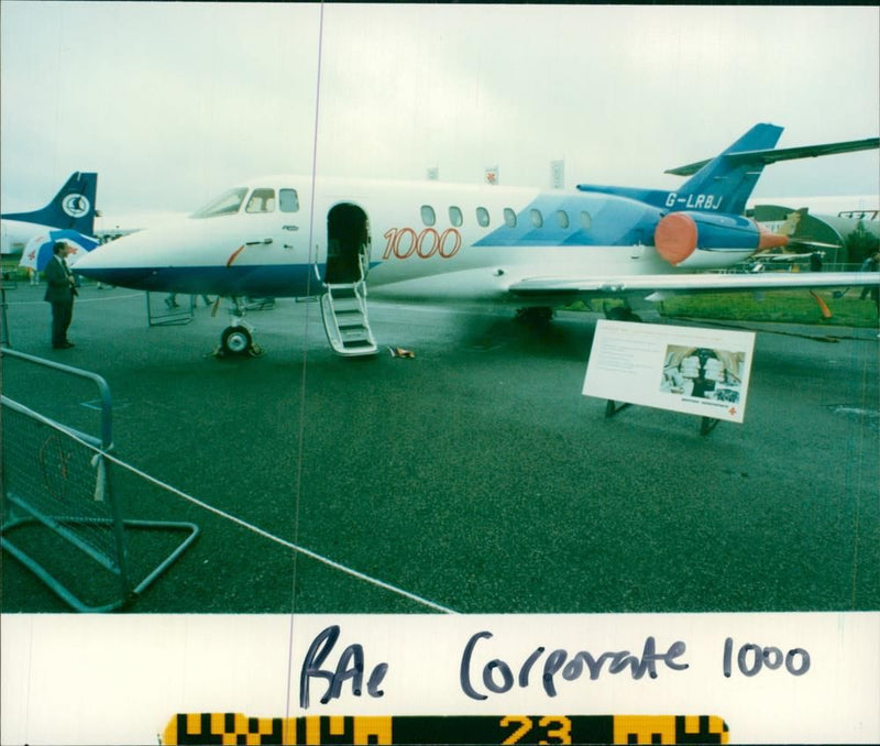 British Aerospace 125 Mid-size business jet - Vintage Photograph