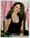 Mariah Carey American singer-songwriter. - Vintage Photograph