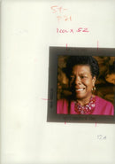 Maya Angelou American poet. - Vintage Photograph