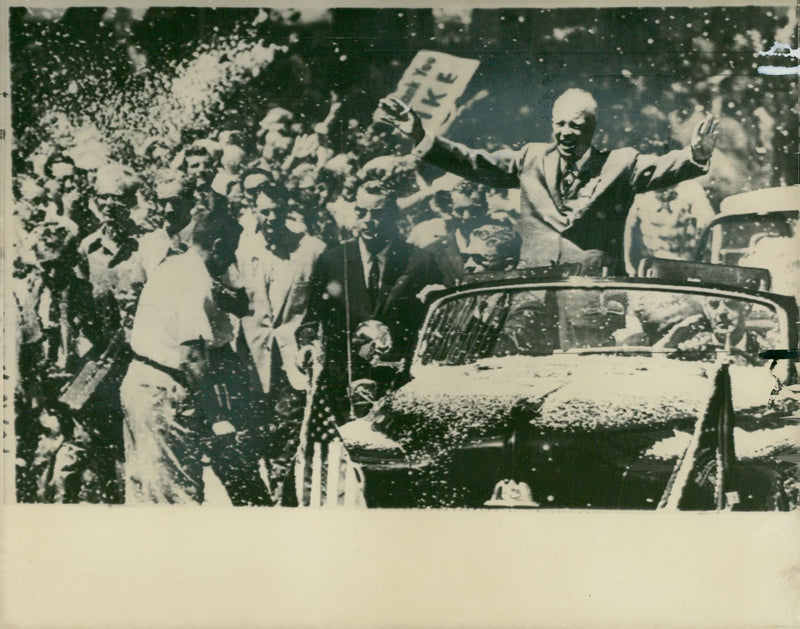 Dwight D. Eisenhower. - Vintage Photograph