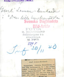 Gurli Lemon-Bernhard in "The Little Court Concert" at Dramaten - Vintage Photograph