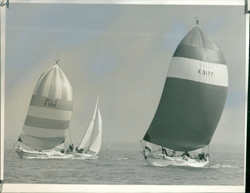Yacht racing - Vintage Photograph