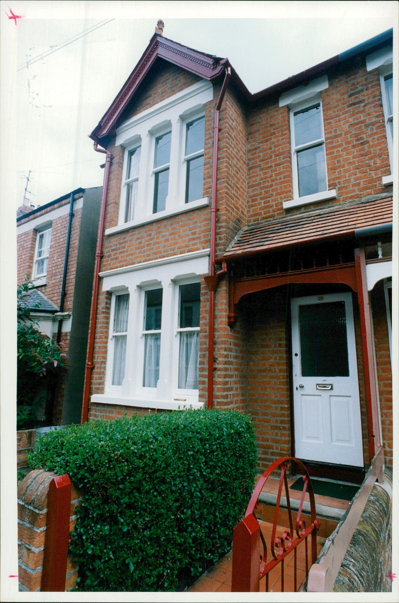 Murder of Rachel McLean crime scene. - Vintage Photograph