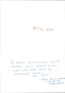 Donna allen wife of murder victim patrick allen. - Vintage Photograph