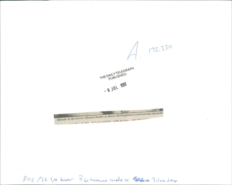 Michael Rooker - Vintage Photograph