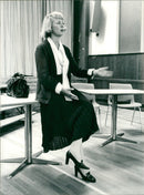 Vigdís Finnbogadóttir. - Vintage Photograph