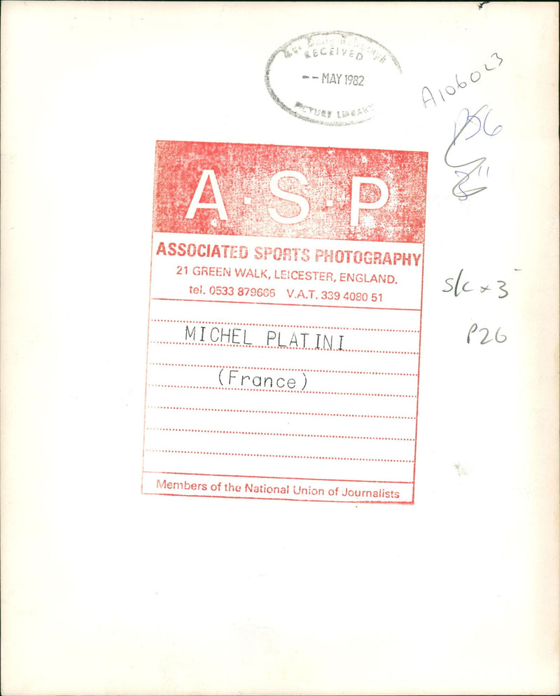 Michel Platini - Vintage Photograph