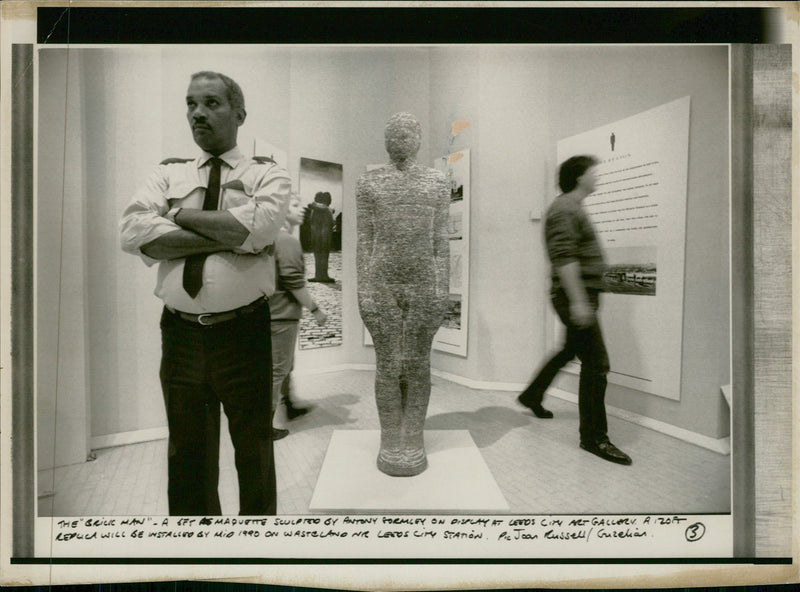 1990 THE SCUT MAN MAQUETTE SCATO ANTONY FORMLE JOAN RUSSELL GURELIAN - Vintage Photograph