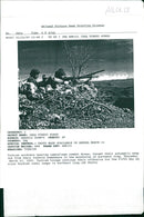 Turkish soldiers wearing camouflage combat dress. - Vintage Photograph