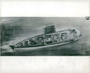 Submarine : HMS Dreadnought. - Vintage Photograph