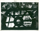 Submarine : HMS Dreadnought and the inside submarine bull. - Vintage Photograph