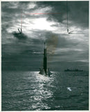 Submarine : HMS Dreadnought. - Vintage Photograph