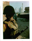 Srinagar and indian army soldier. - Vintage Photograph