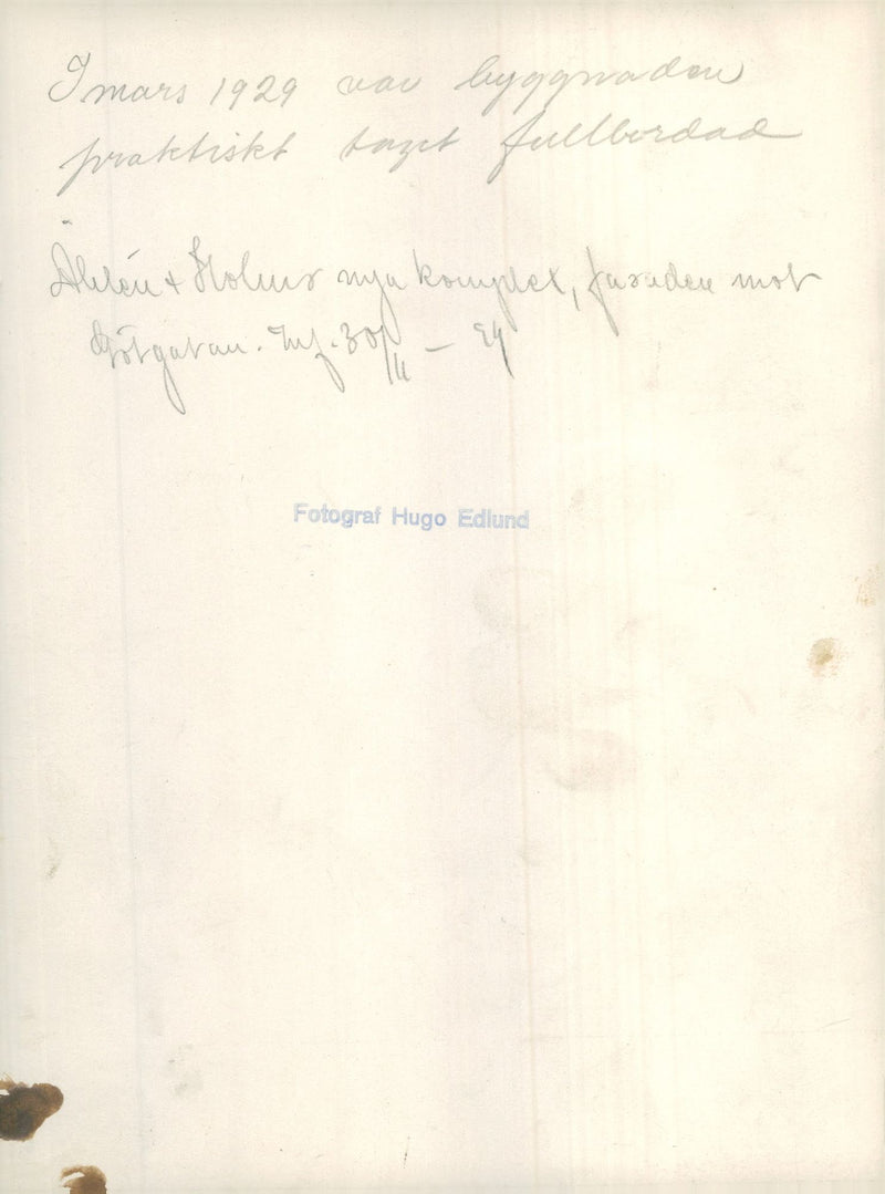 1929 MIKKO LAUREN DOTAAN EDLUND POETRIKS BUILDING KAGET SETTERING ALEBER GOLUN - Vintage Photograph