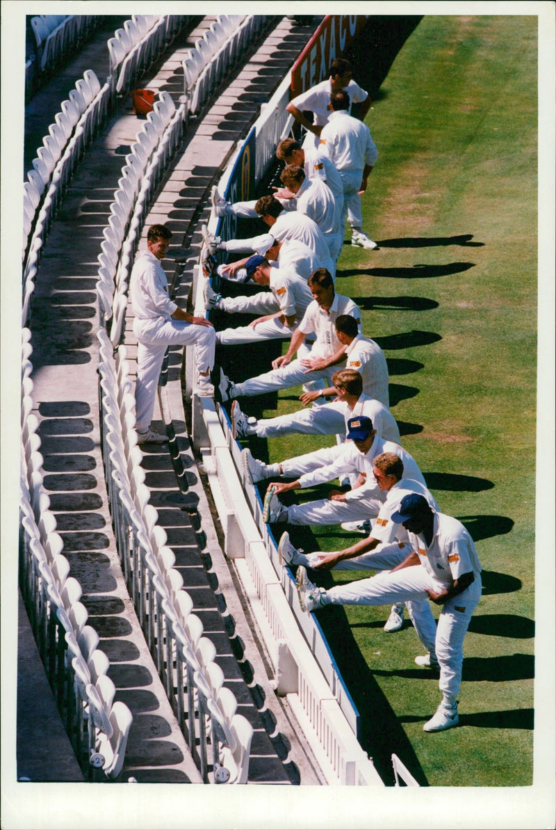 england team - Vintage Photograph