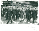 Falklands women veterans marching - Vintage Photograph
