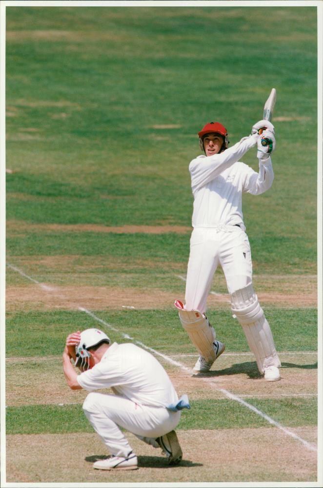 Cricket (1982) game. - Vintage Photograph