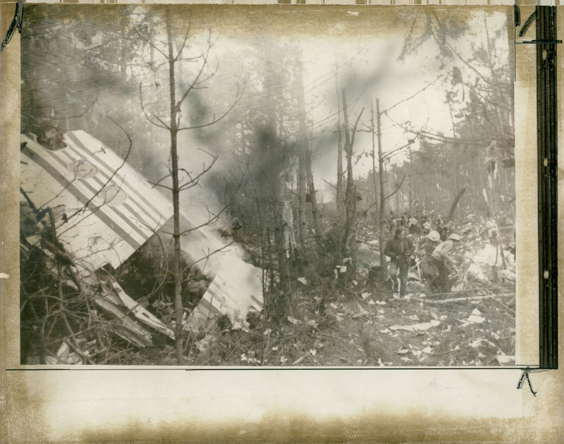 Aircraft Crash-Turkish Airlines DC 10 - Vintage Photograph