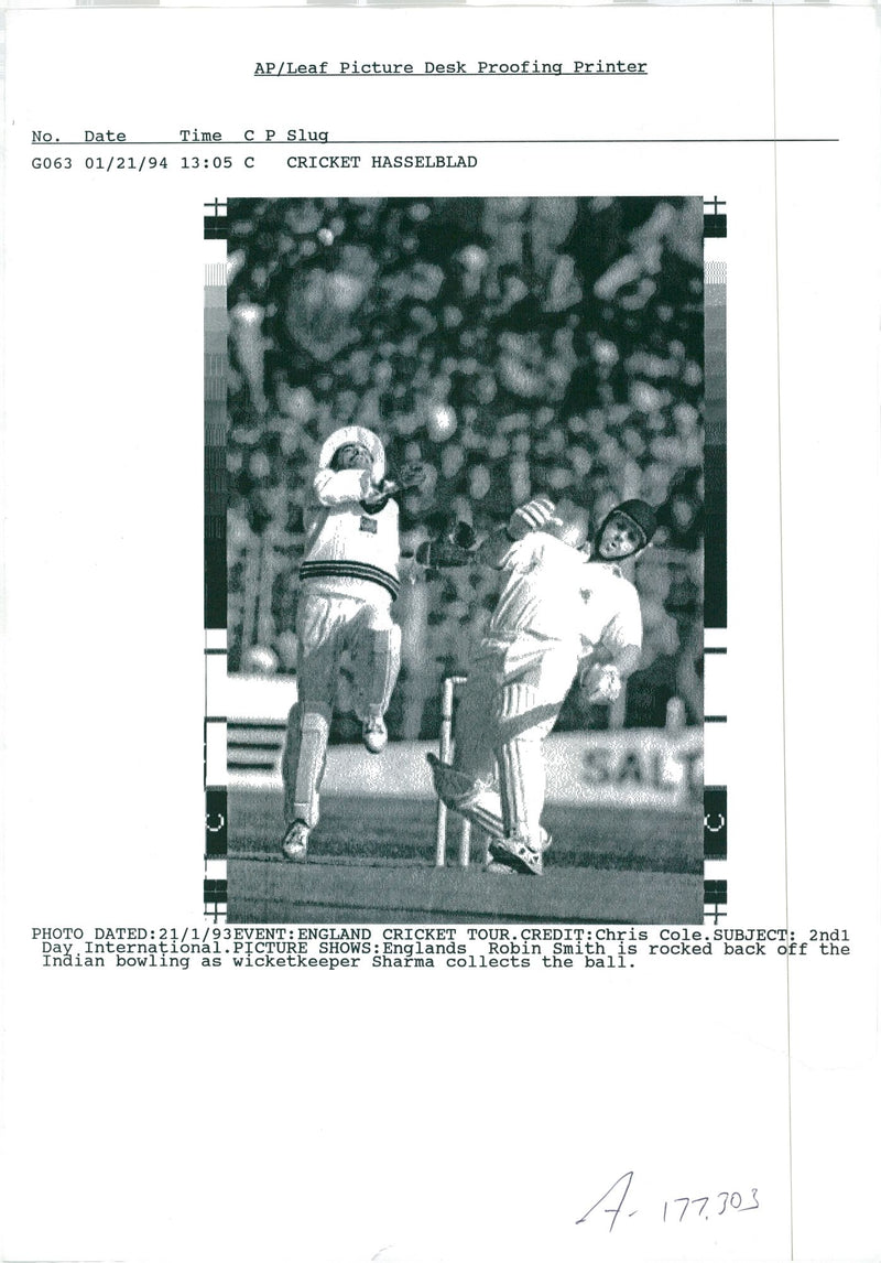 Cricket England Town,Cricket Hasselblad. - Vintage Photograph