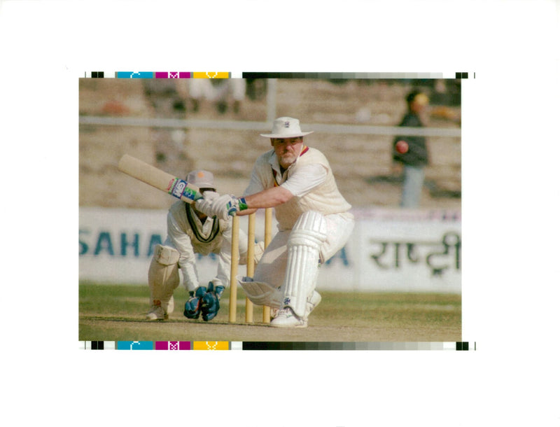 Cricket England Town, - Vintage Photograph