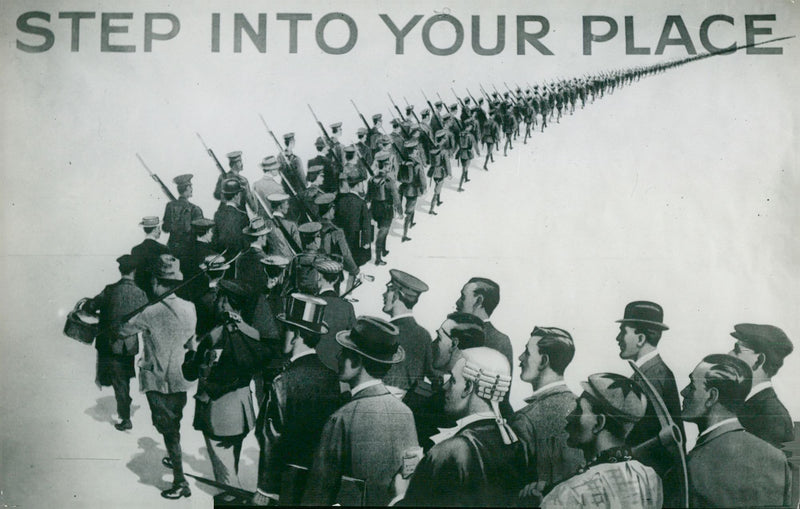United States Army Recruiting Command Government agency, - Vintage Photograph