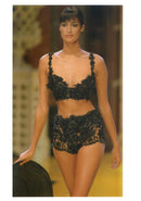 Fashion design,Jet Bikini Perfection Shone Through. - Vintage Photograph