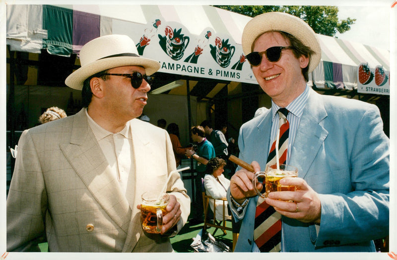 Scriptwriters Laurence Marks (R) and Maurice Gran - Vintage Photograph