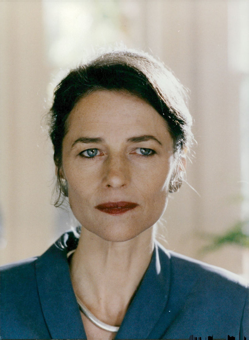 Actress Charlotte Rampling in TV series 'Murder in Mind' - Vintage Photograph