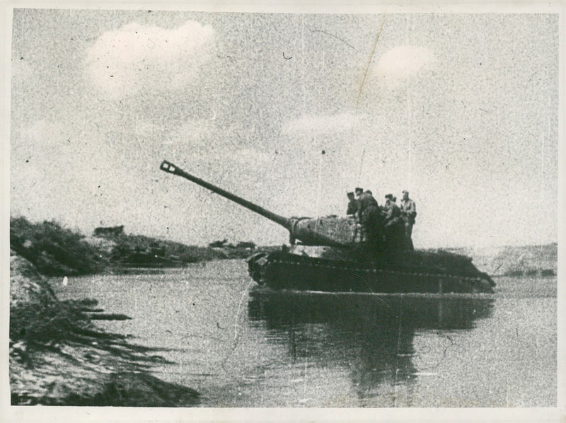 stalin tanks - Vintage Photograph