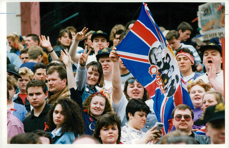 Queen Band Aids Awareness Concert - Vintage Photograph