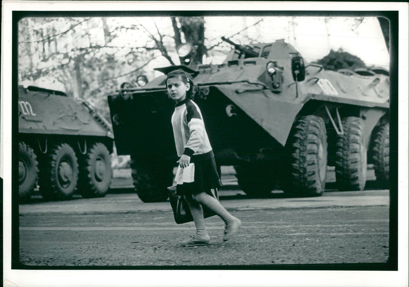 The azeri armenian civil war death toll continues to mount. - Vintage Photograph