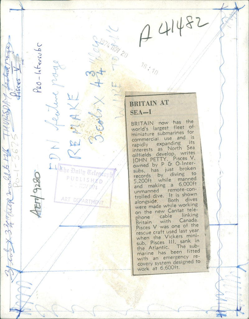 Britain at sea-I - Vintage Photograph