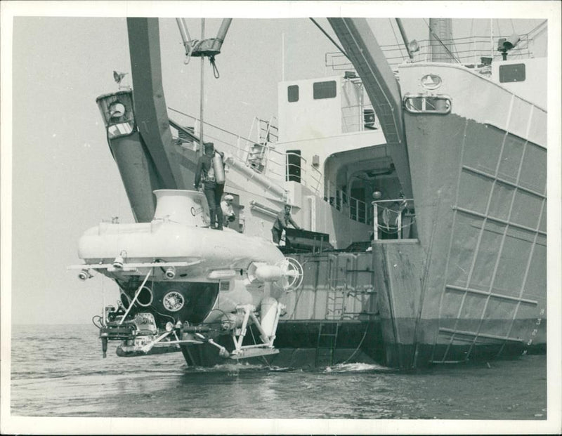 The Mini-Submarine - Vintage Photograph