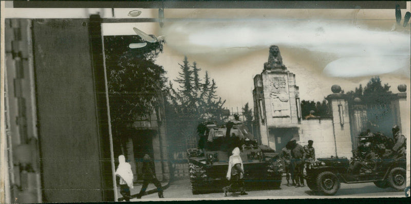 Ethiopian army tank - Vintage Photograph