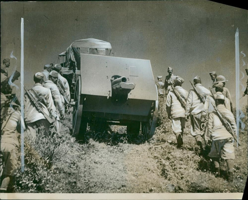 italian army. - Vintage Photograph