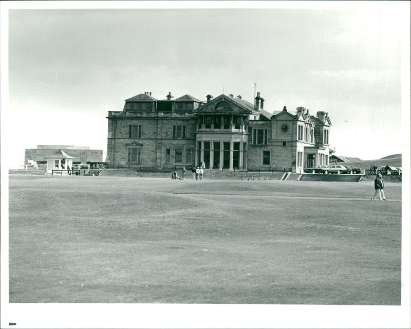 Golf course in St Andrews, Scotland - Vintage Photograph