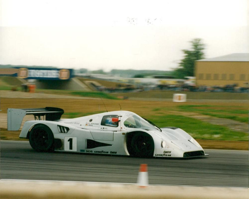 mercedes racing car - Vintage Photograph