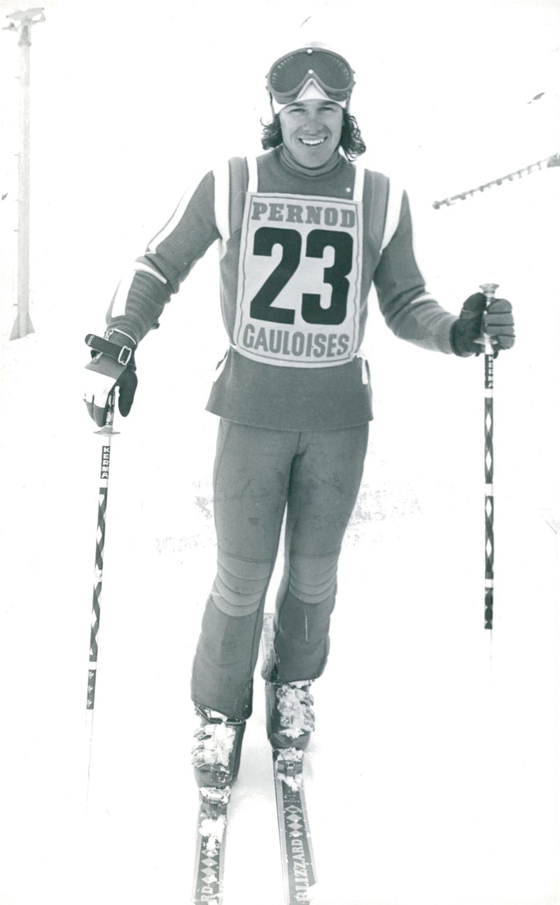 Alan Stewart, British former alpine skier - Vintage Photograph